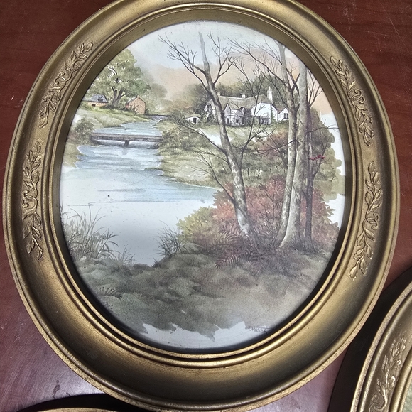 Bundle of 3 Vintage HOMCO Home Interiors Oval Pictures - Picture 4 of 4